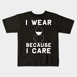 Wear Because You Care Dark Kids T-Shirt